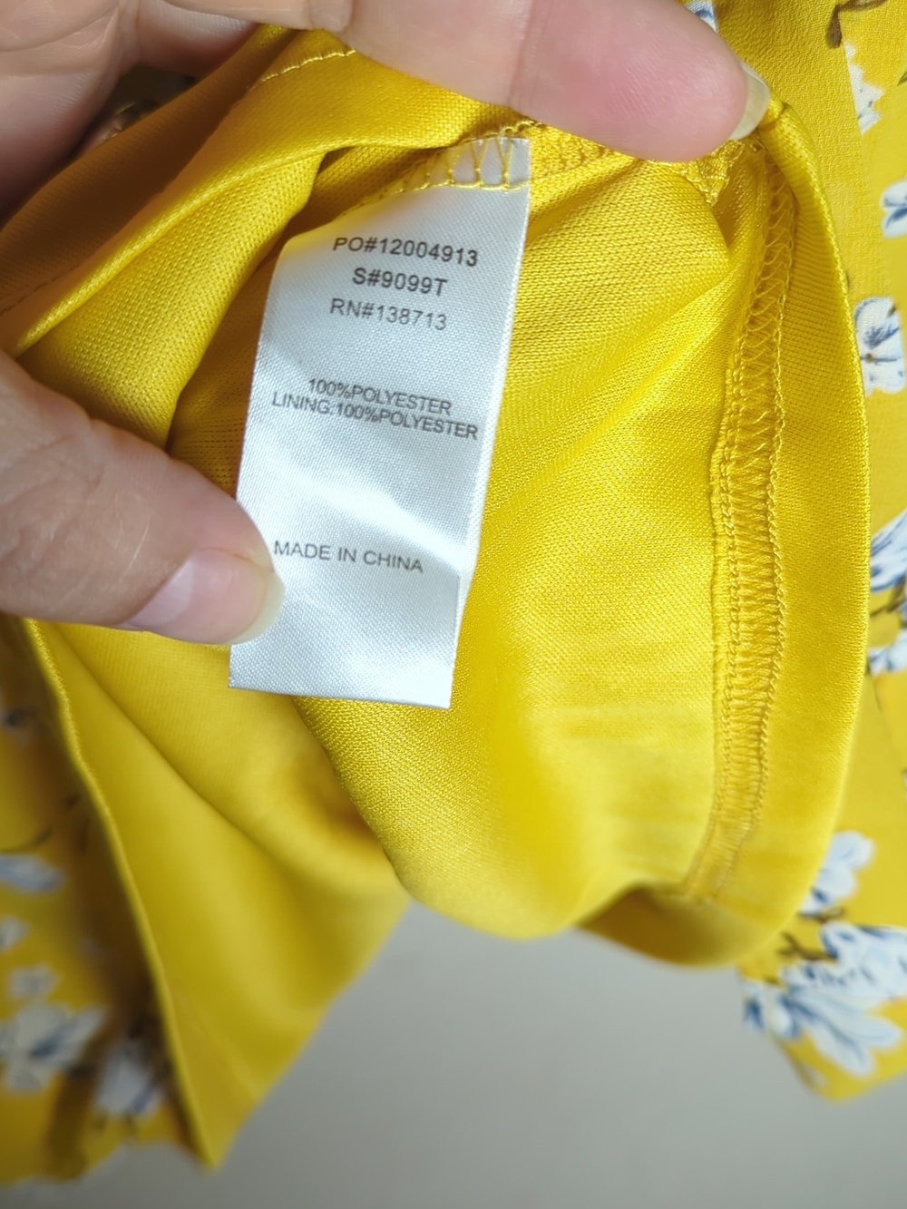 Doe & Rae Yellow Floral Smocked Ruffle Strap Camisole Size S - Picture 5 of 7